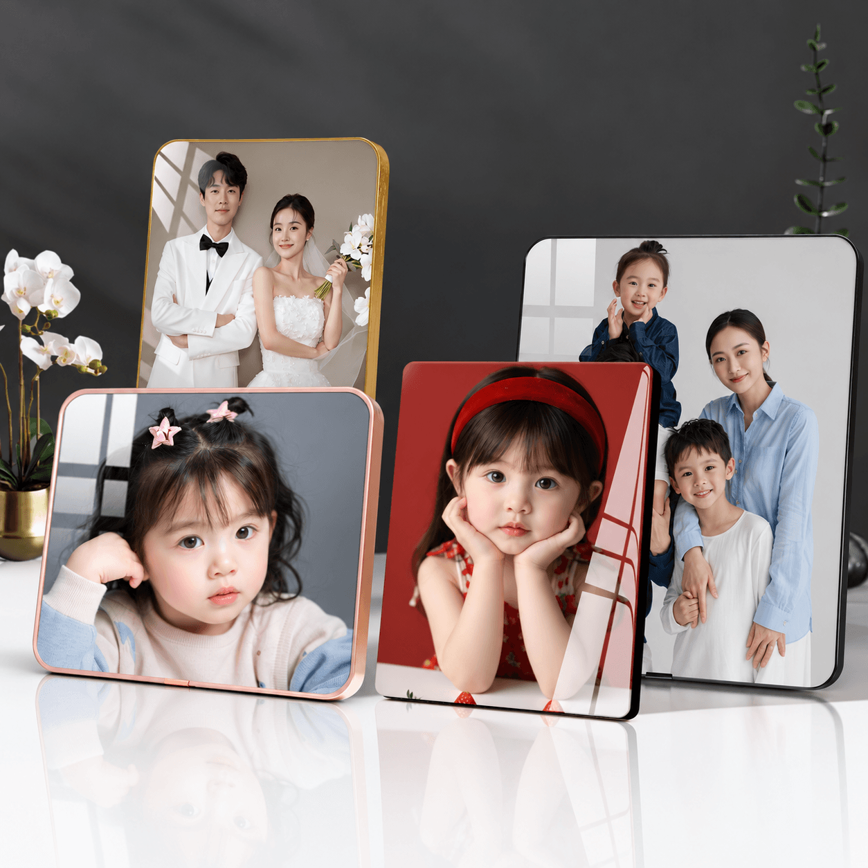 Family and child photo panels